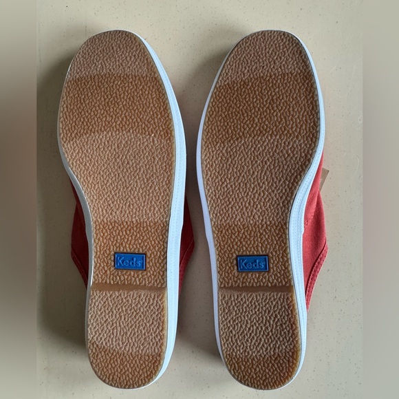 Slip on size 10 orange reddish Keds never worn - Picture 4 of 8